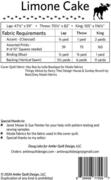 Limone Cake - Quilt Pattern