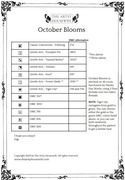 October Bloom - Cross Stitch Pattern