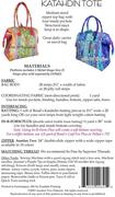 Katahdin Tote - Quilt Pattern