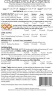 Covered Round Crates - Sewing Pattern