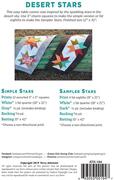 Desert Stars - Quilt Pattern
