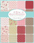 A Very Sweet Christmas Flowers - Blush - Quilt Fabric