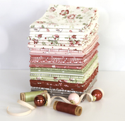 A Very Sweet Christmas Flowers - Blush - Quilt Fabric