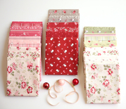 A Very Sweet Christmas Flowers - Blush - Quilt Fabric