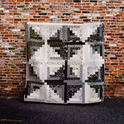 Achroma Mini Macrame Black - Quilt Fabric