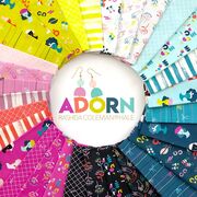 Adorn Linen Berry - Quilt Fabric