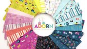 Adorn Linen Berry - Quilt Fabric