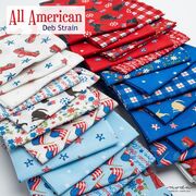 All American Red Truck - Quilt Fabric