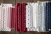 American Gatherings III Floral Crimson - Quilt Fabric