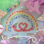 Birthday Worm - Cross Stitch Pattern