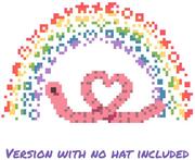 Birthday Worm - Cross Stitch Pattern