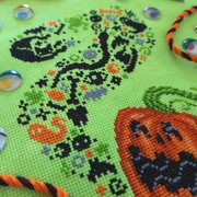Puking Pumpkin - Halloween Cross Stitch Pattern