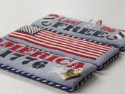 Star-Spangled Trio - Patriotic Cross Stitch Pattern