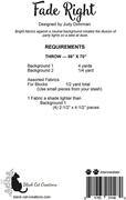 Fade Right - Quilt Pattern