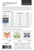 Little Raccoon - Quilt Pattern, different perspective #1. Select this picture to zoom in