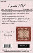 Garden Hill - Quilt Pattern
