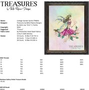 Treasures: Cottage Garden Sprite - Cross Stitch Pattern, different perspective #1. Select this picture to zoom in