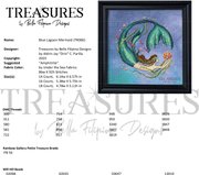 Treasures: Blue Lagoon Mermaid - Cross Stitch Pattern, different perspective #1. Select this picture to zoom in
