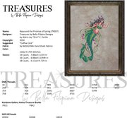 Treasures: Naya and the Promise of Spring - Cross Stitch, different perspective #1. Select this picture to zoom in