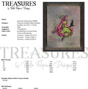 Treasures: Sorceress Ashaenvale - Cross Stitch Pattern, different perspective #1. Select this picture to zoom in