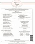 Prairie Days/BOM 9 MOS - Quilt Pattern