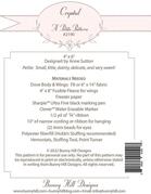 Crystal - Sewing Pattern