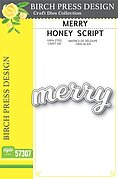 Christmas Merry - Honey Script - Birch Press Craft Die