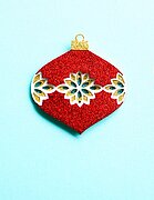 Christmas Ornament Basics - Craft Die, different perspective #2. Select this picture to zoom in