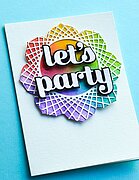 Let's Party - Sugar Script - Craft Die