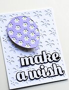 Make a Wish - Sugar Script - Craft Die