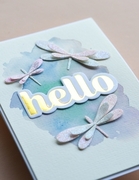 Simple Dragonfly Contour Layers - Craft Die