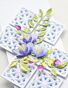 Delicate Floral Buds Contour Layers - Craft Die