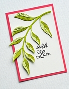 Curved Leaf Branch Contour Layers - Craft Die, different perspective #1. Select this picture to zoom in