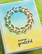 Classic Sentimental Wreath - Clear Stamp and Die