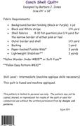 Conch Shell - Quilt Pattern