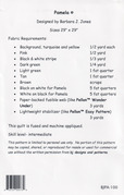 Pamela - Quilt Pattern