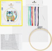 Cat - DMC Beginner Cross Stitch Kit, different perspective #1. Select this picture to zoom in