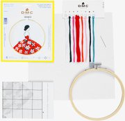 Carmen - DMC Beginner Cross Stitch Kit, different perspective #1. Select this picture to zoom in