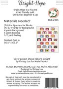 Bright Hope Quilt - Quilt Pattern