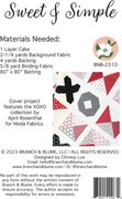 Sweet & Simple - Quilt Pattern