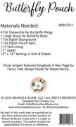 Butterfly Pouch  - Sewing Pattern
