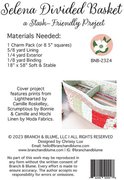 Selena Divided Basket - Sewing Pattern