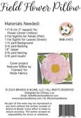 Field Flower Pillow - Sewing Pattern