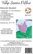 Tulip Season Pillow - Quilt Pattern