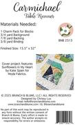 Carmichael Table Runner - Sewing Pattern