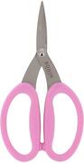 Bohin Serrated Pink Quilting Scissors 6.75"
