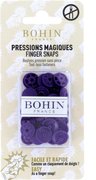 Finger Snap Buttons 13mm - Purple 8 ct. , different perspective #1. Select this picture to zoom in
