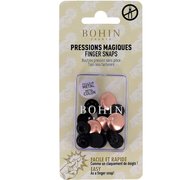Finger Snap Buttons 1/2" - Pink Gold 4 ct. , different perspective #1. Select this picture to zoom in
