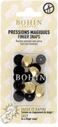 Finger Snap Buttons 1/2" - Gold 4 ct. , different perspective #1. Select this picture to zoom in