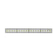 Bohin Mini Quilting Ruler 2cm x 20cm, different perspective #1. Select this picture to zoom in